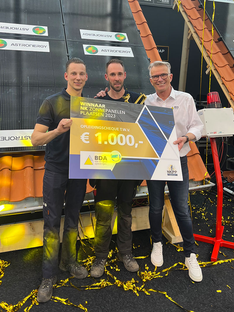 Suntech Energy winnaar NKPP - Nederlands Kampioenschap Zonnepanelen Plaatsen